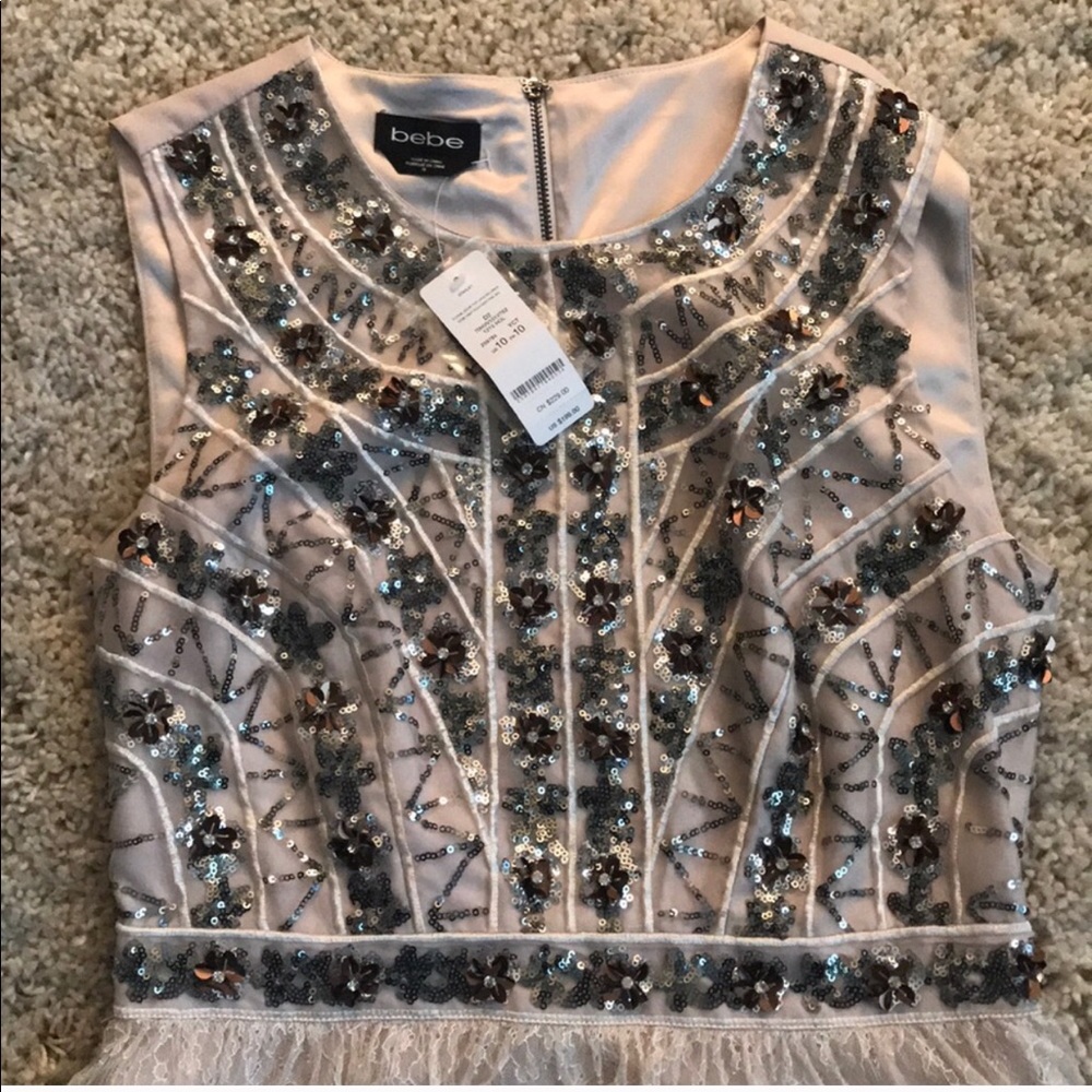 Bebe Starlet dress NWT size 10